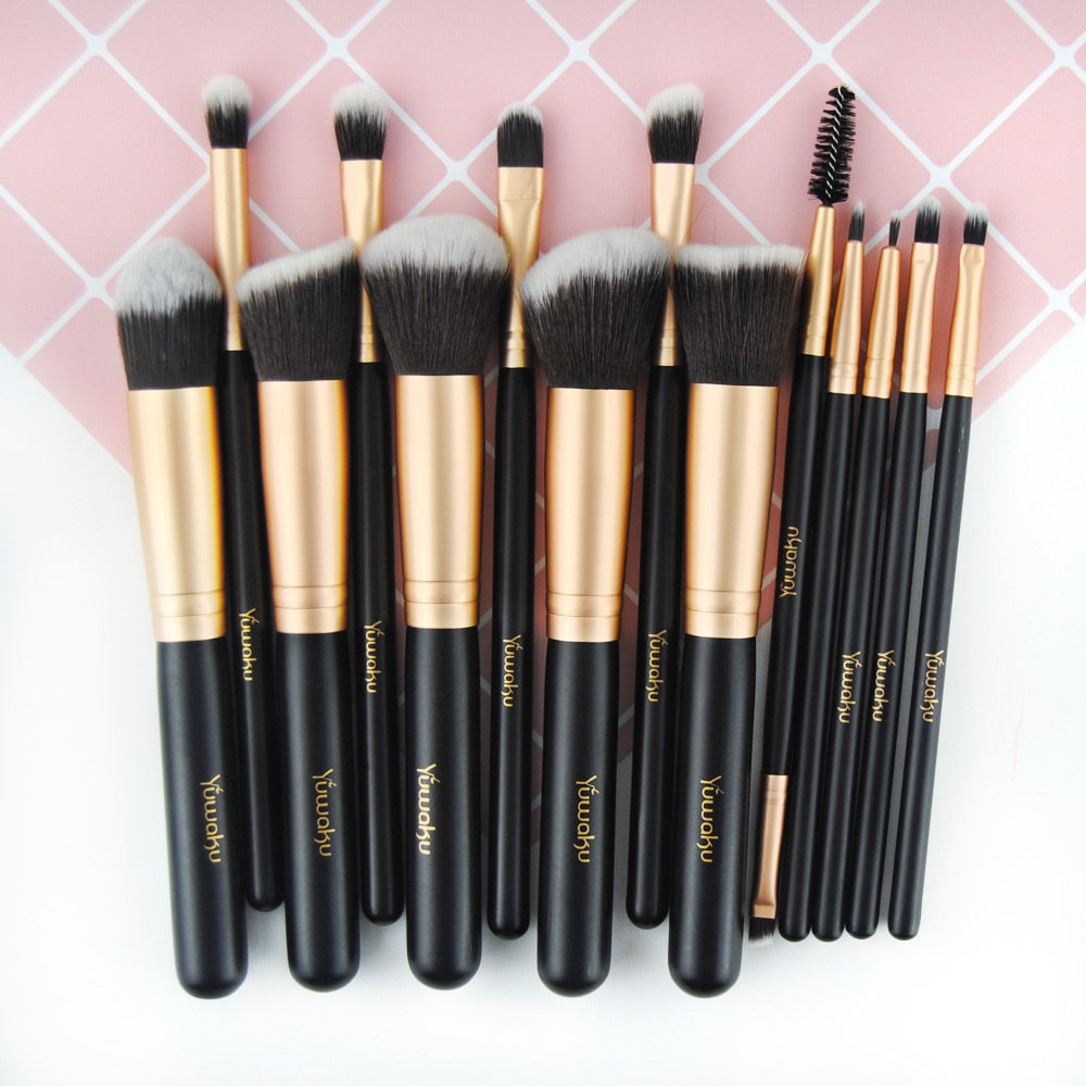 Rose Golden Makeup Brushes